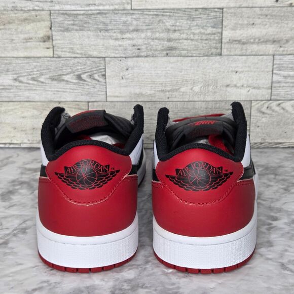 Nike Air Jordan 1 Retro Low OG Black Toe (2023) Men's 10 DS OG All CZ0790-106 - Picture 5 of 9